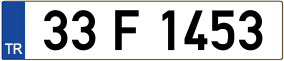 Truck License Plate